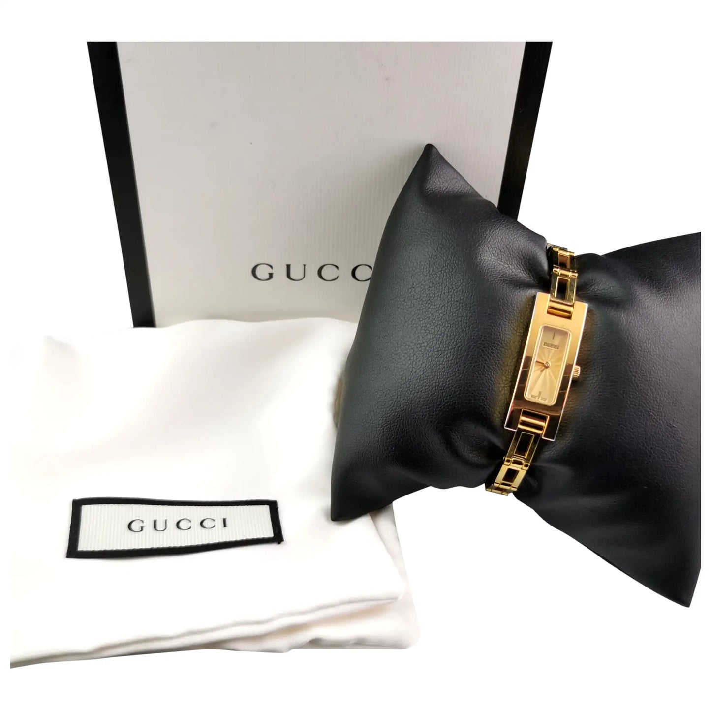 Gucci 3900l ladies gold plated wristwatch