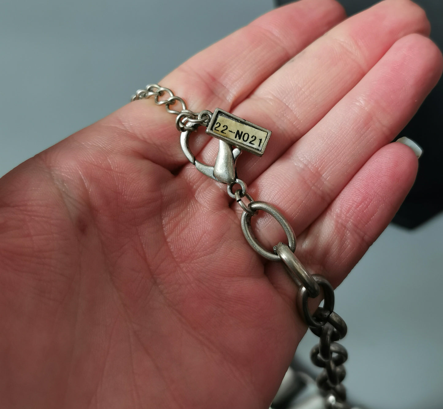 Vintage 1970s brutalist Steel statement necklace