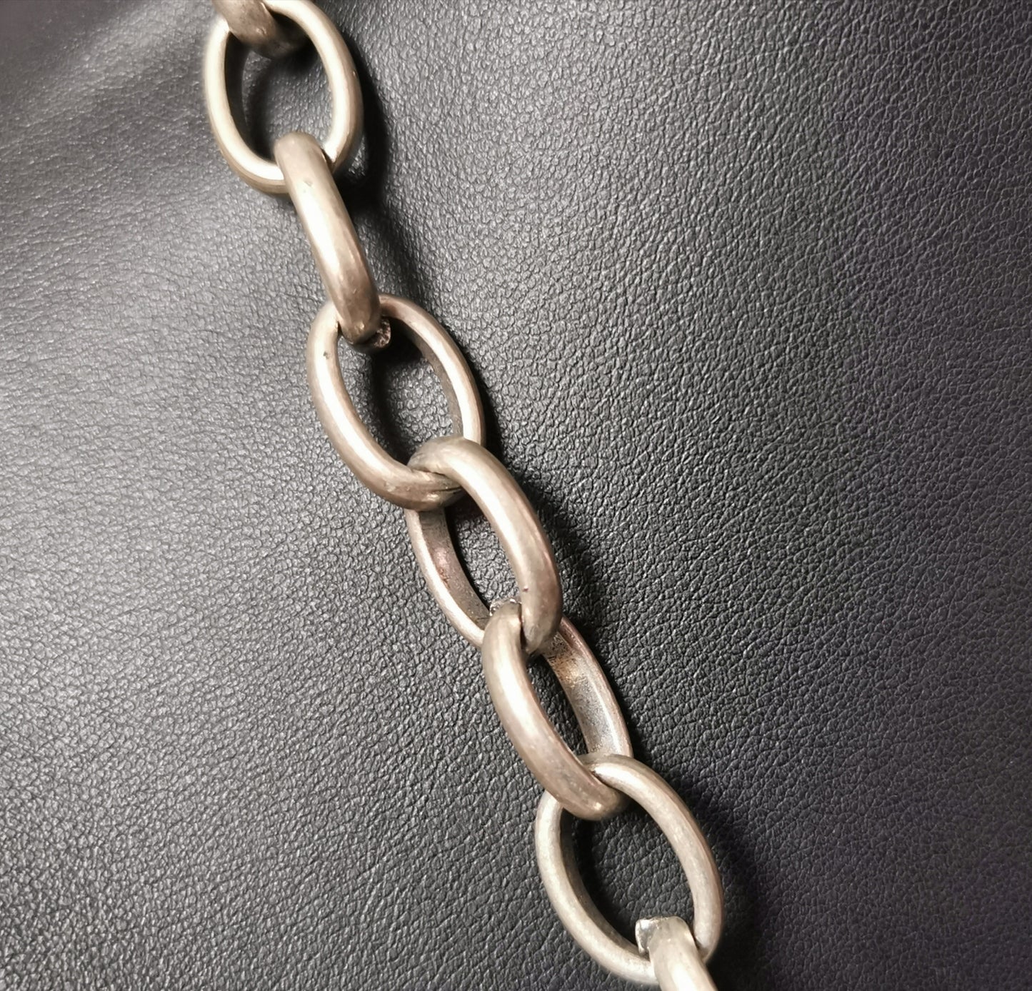 Vintage 1970s brutalist Steel statement necklace