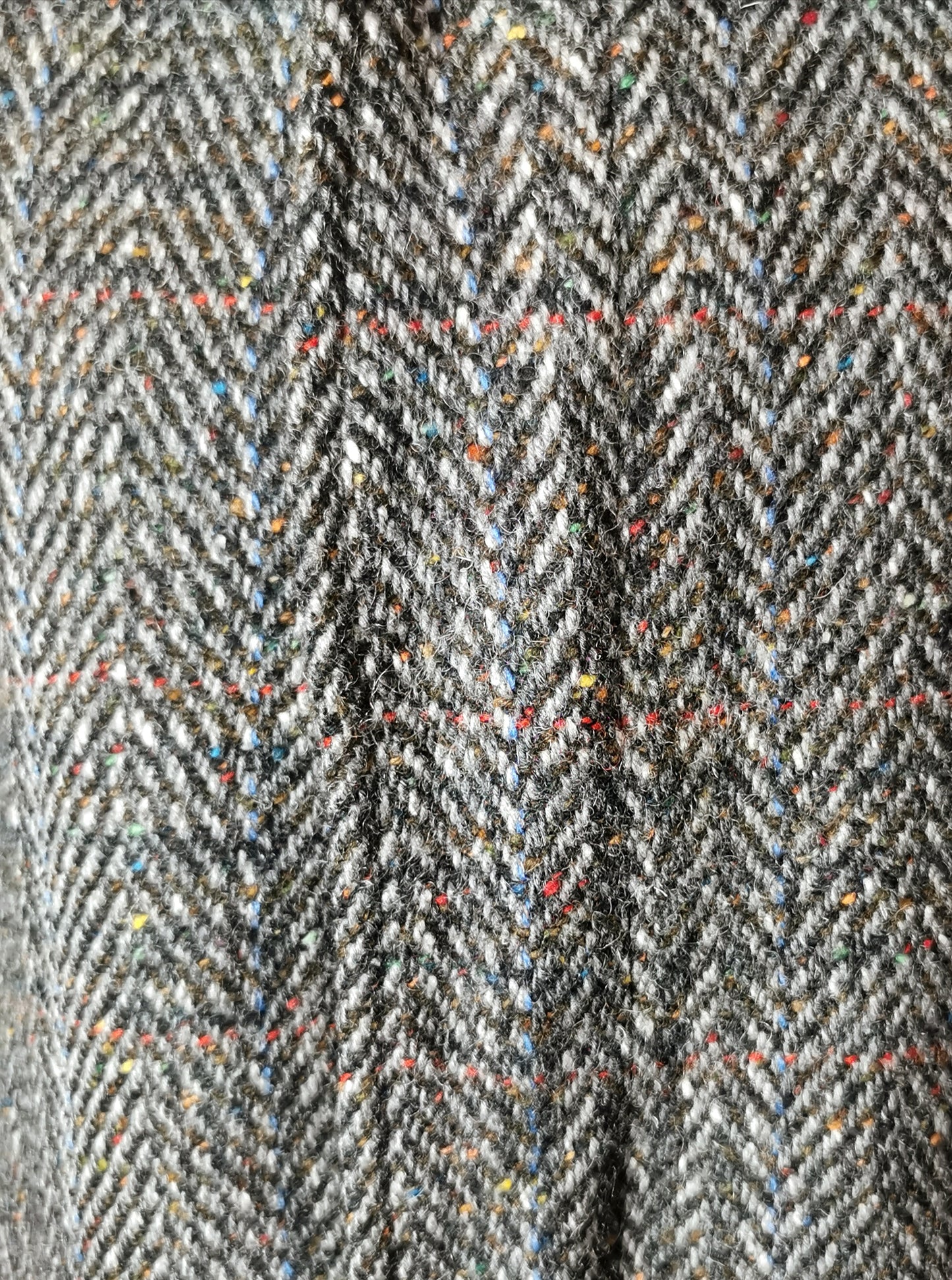 Vintage mens Burberry Irish Tweed overcoat