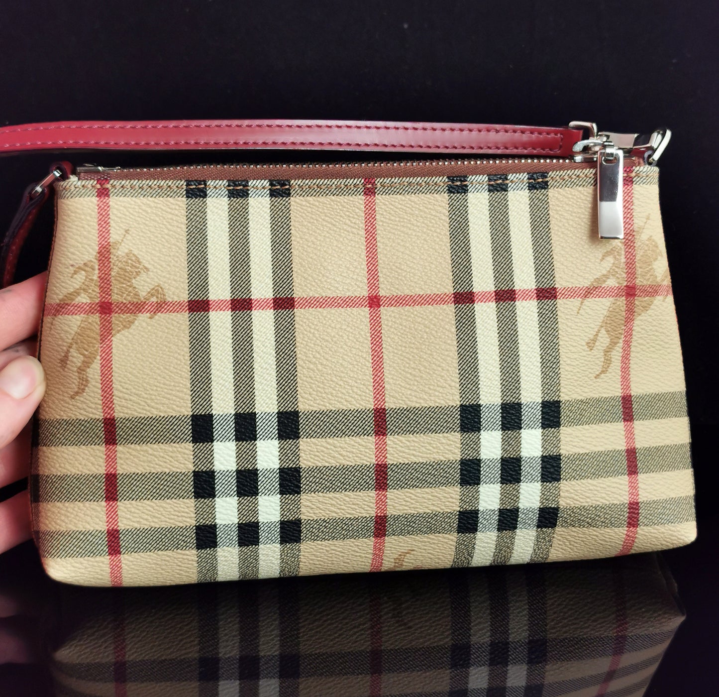 Vintage Burberry pochette handbag, Nova check