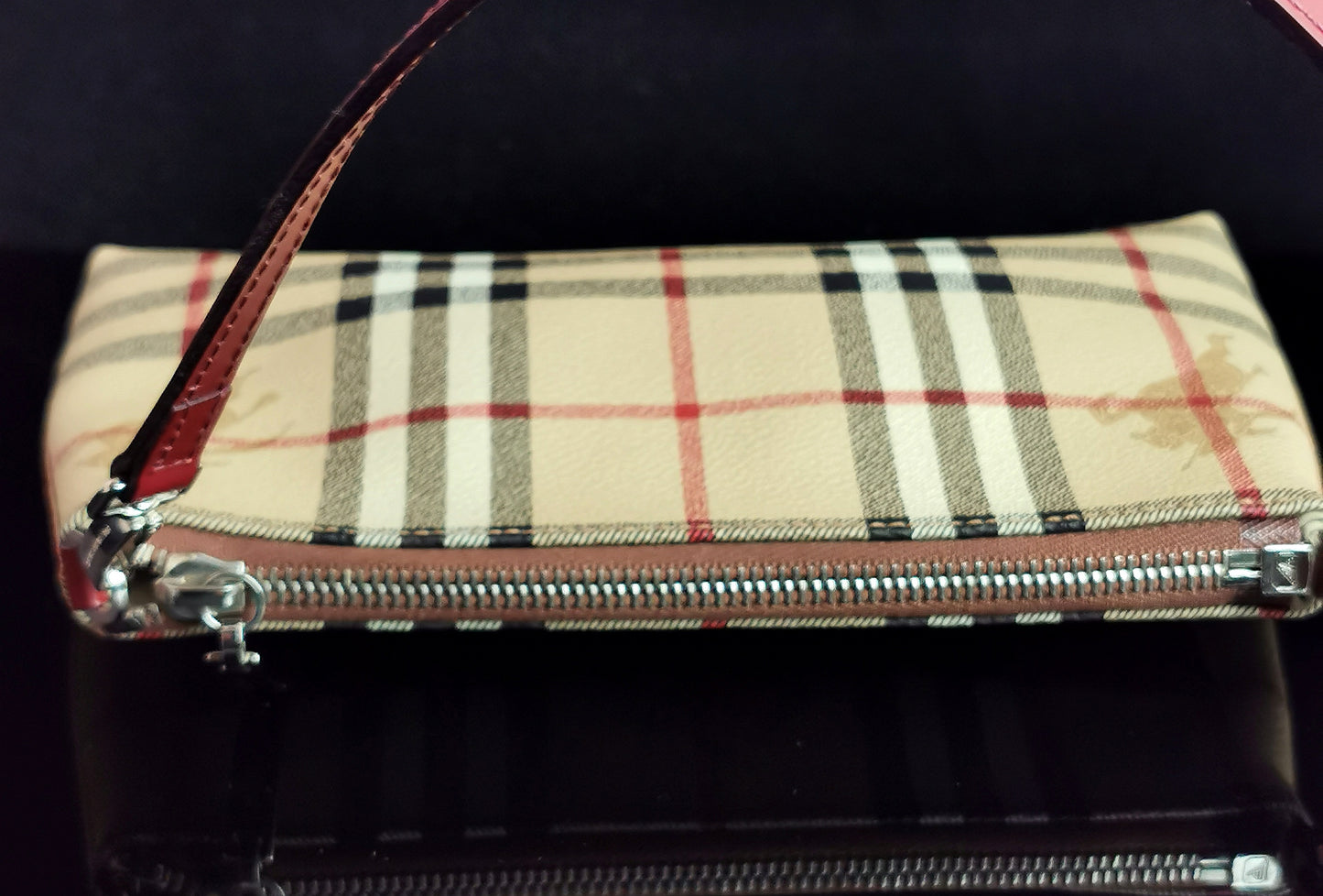 Vintage Burberry pochette handbag, Nova check