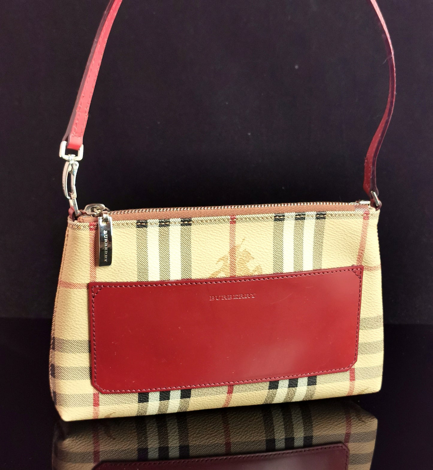 Vintage Burberry pochette handbag, Nova check