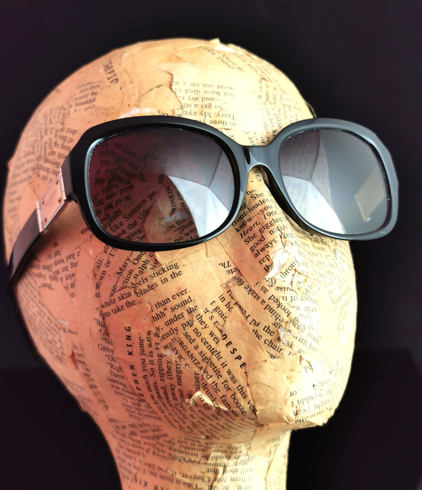 Dolce and Gabbana Sunglasses, gradient lense, Black