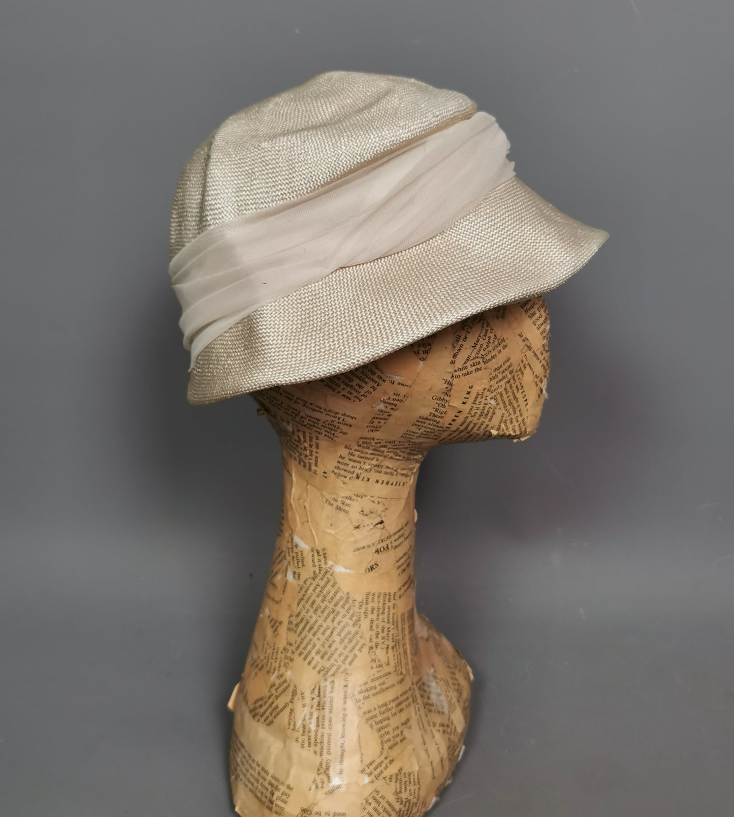 Vintage c1950s ladies cloche hat, Jacoll