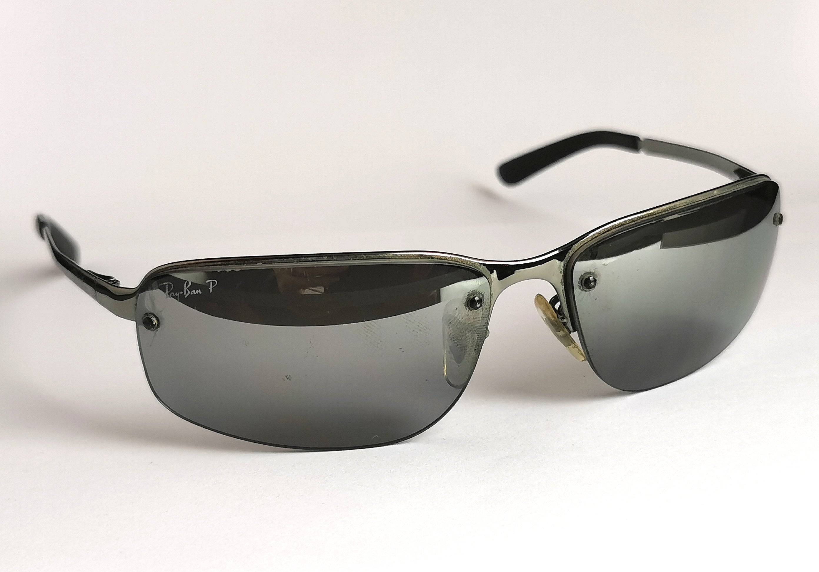 Ray Ban P sunglasses, mirrored, Polarised