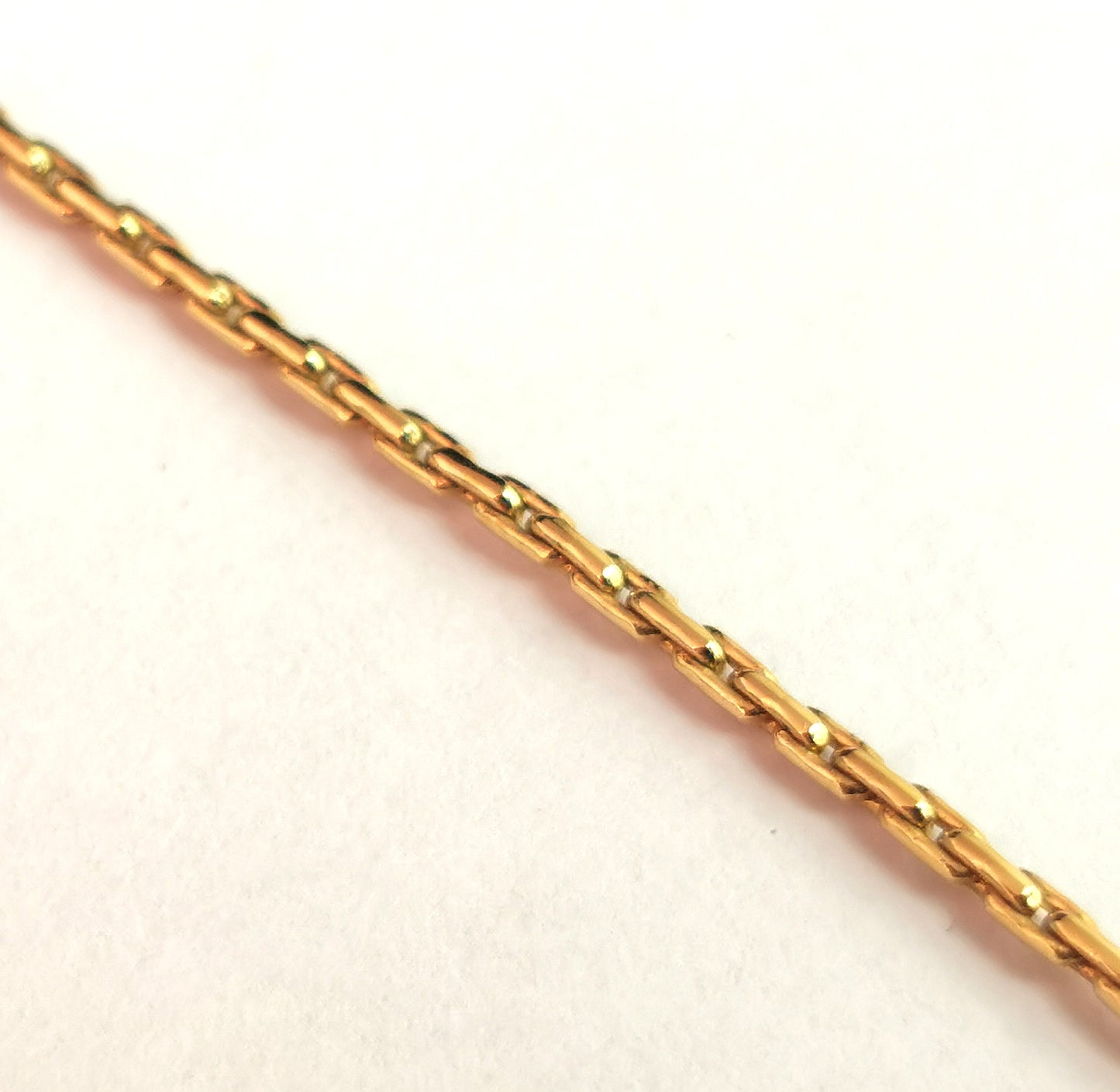 Vintage Christian Dior logo pendant necklace, gold tone and paste