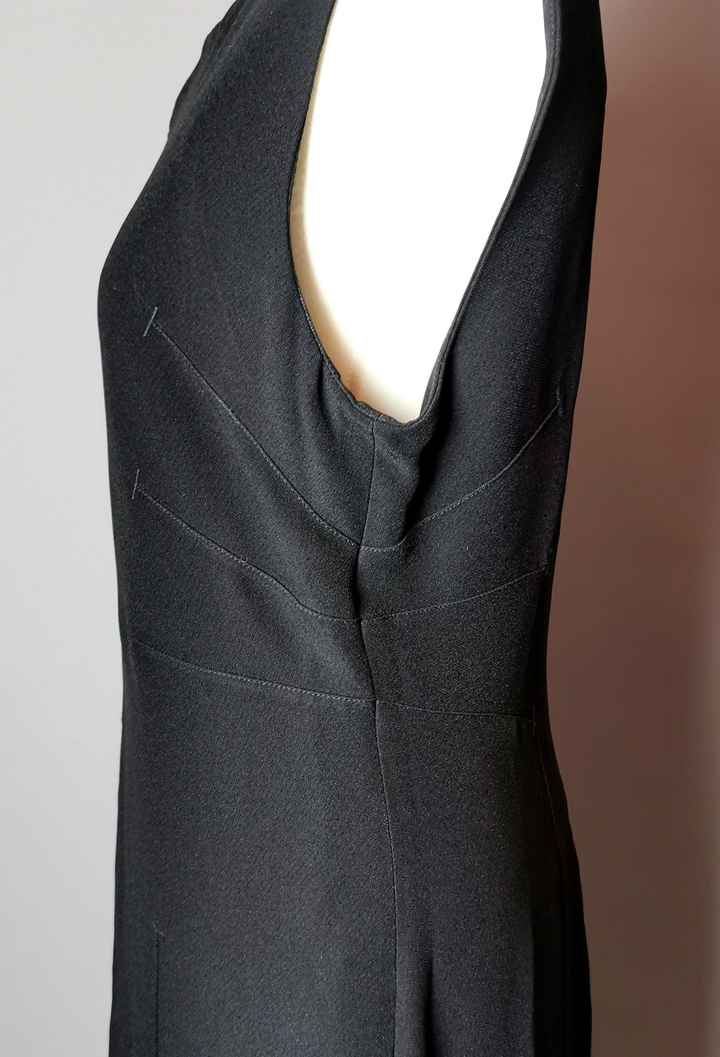 Moschino Cheap and Chic black sheath dress