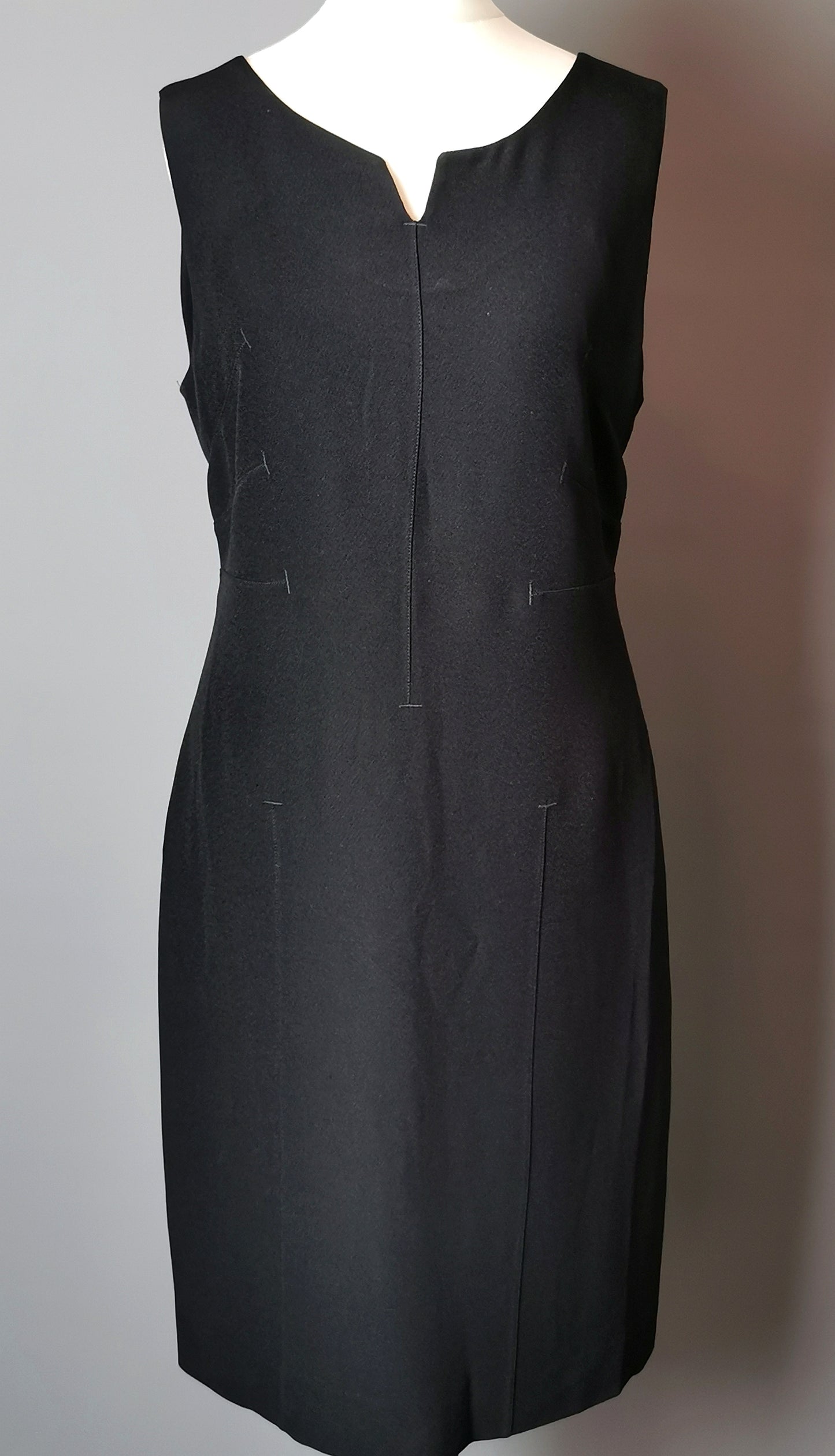 Moschino Cheap and Chic black sheath dress
