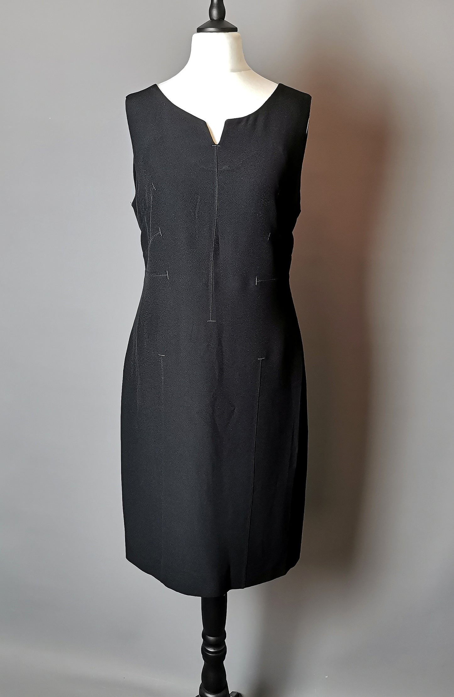 Moschino Cheap and Chic black sheath dress