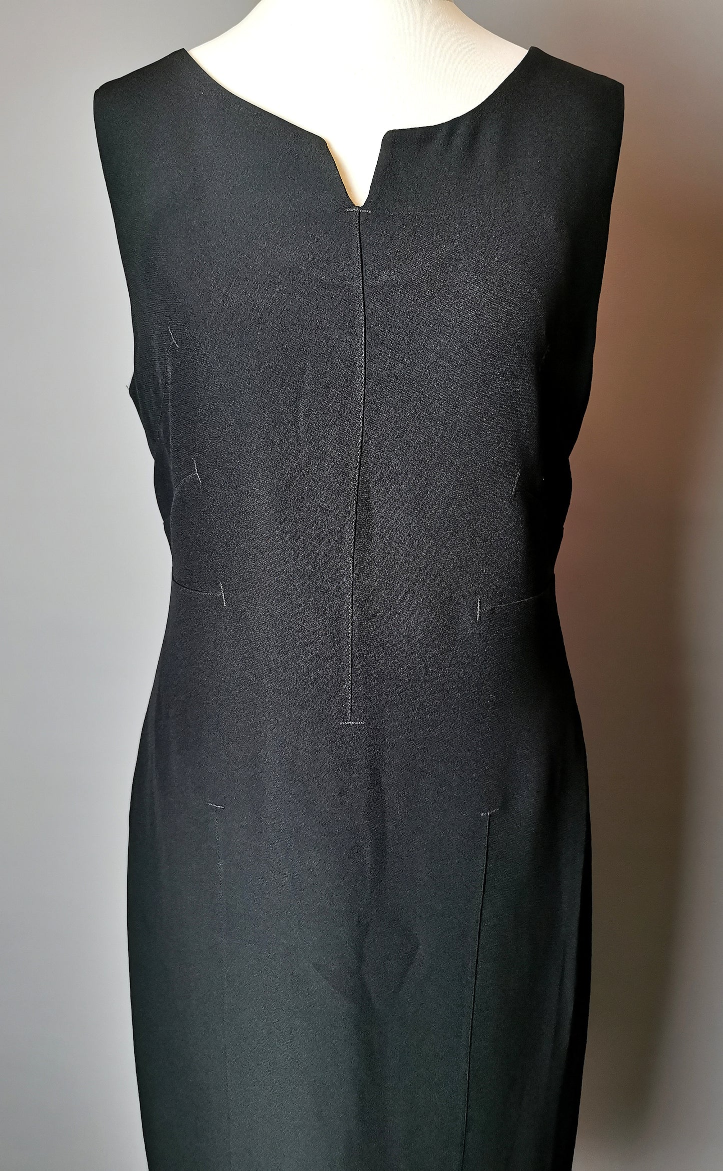 Moschino Cheap and Chic black sheath dress