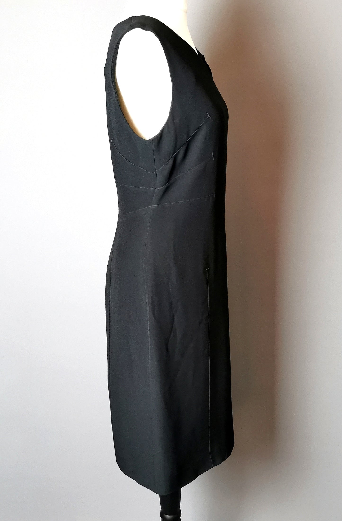Moschino Cheap and Chic black sheath dress