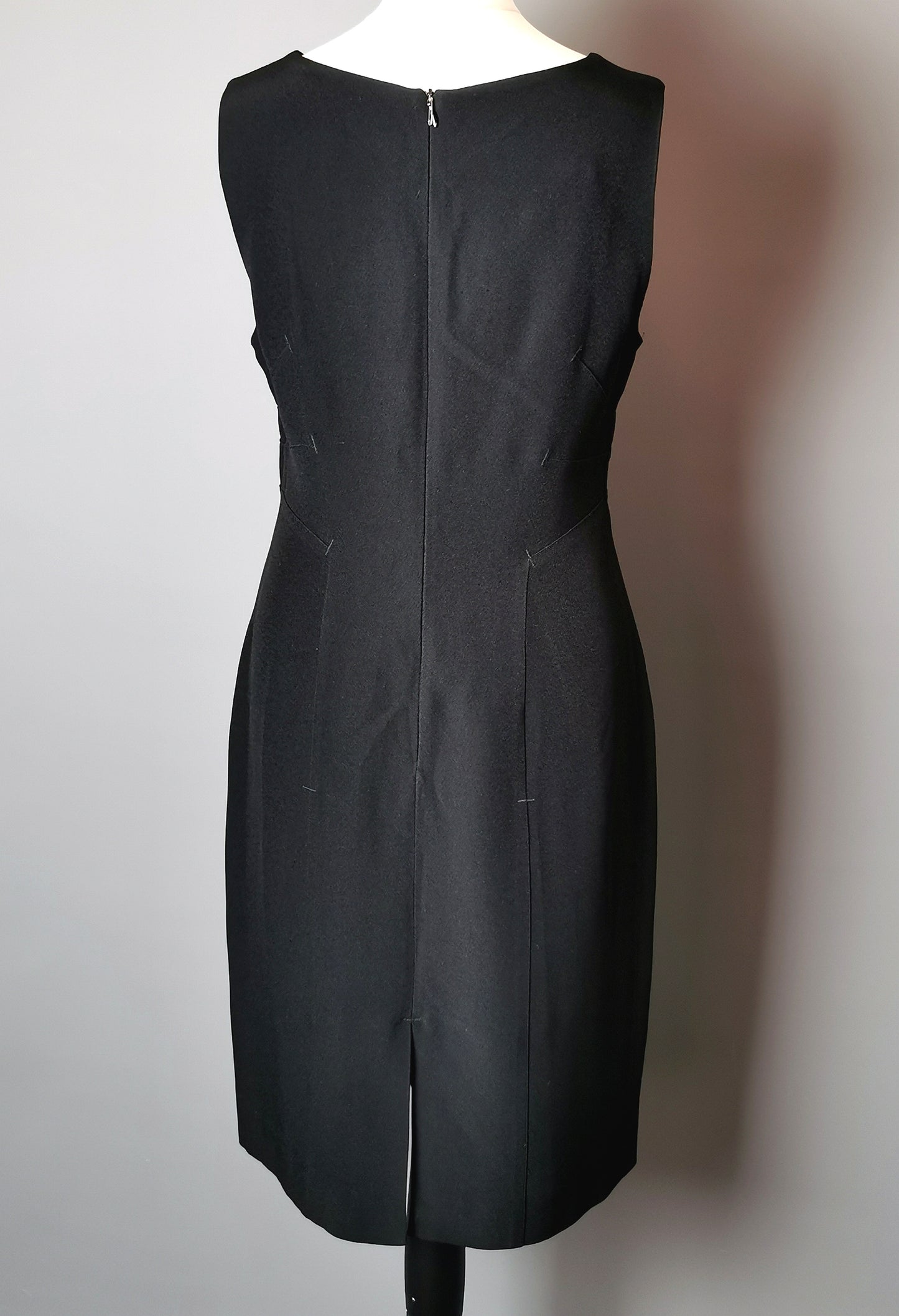 Moschino Cheap and Chic black sheath dress