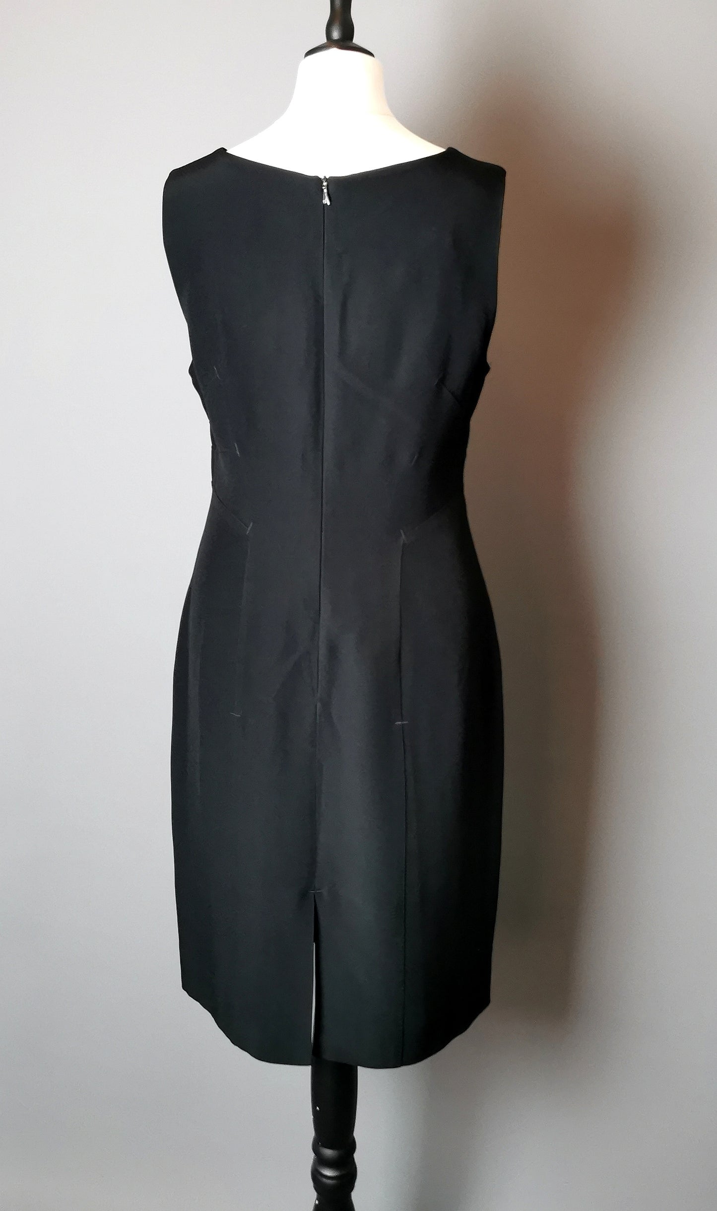 Moschino Cheap and Chic black sheath dress