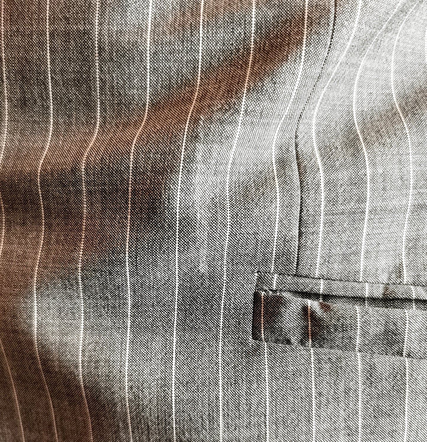 Vintage Versace Classic Mens Grey pinstripe suit