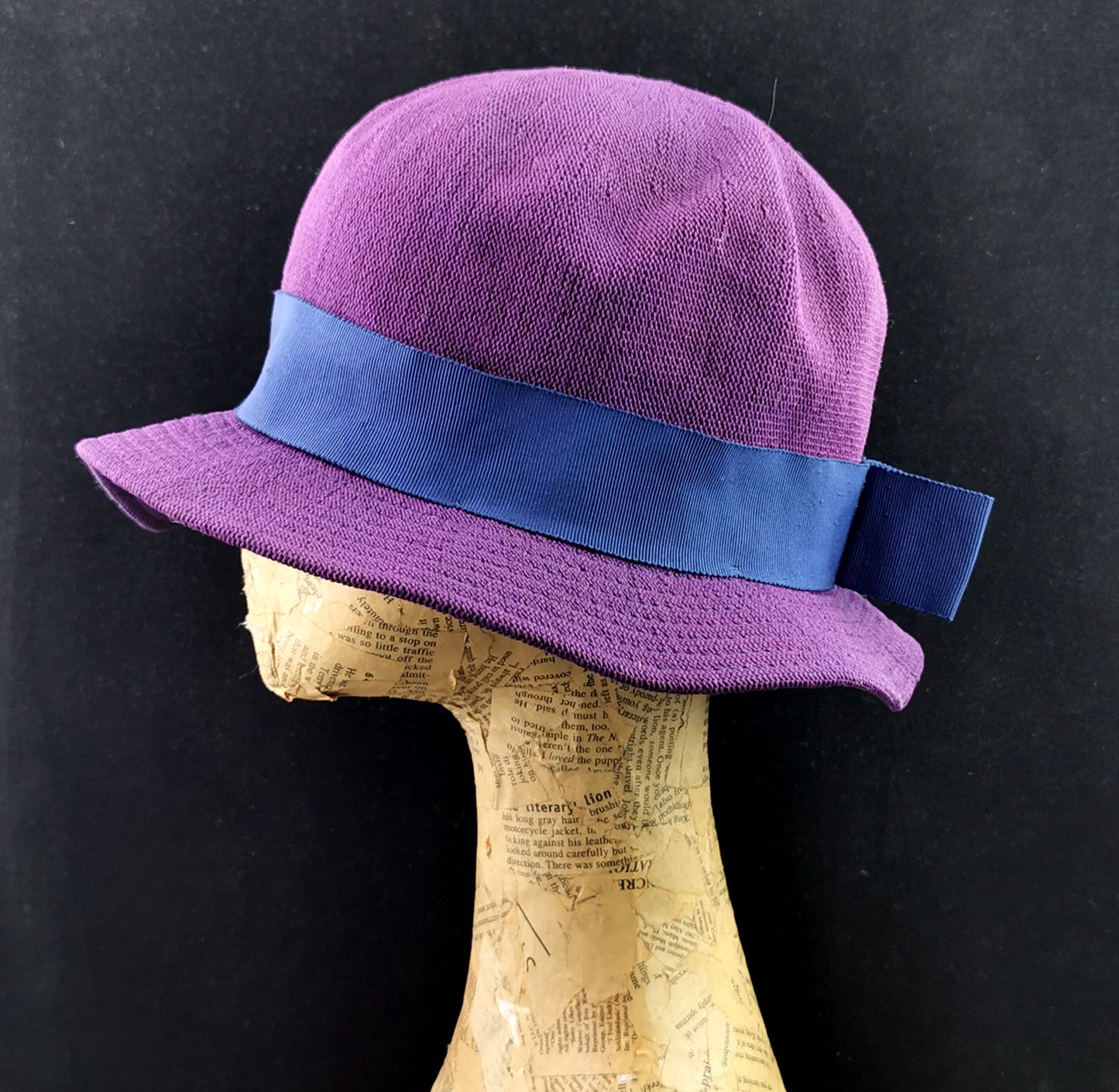 Vintage c1970s Kangol bucket hat, cloche hat