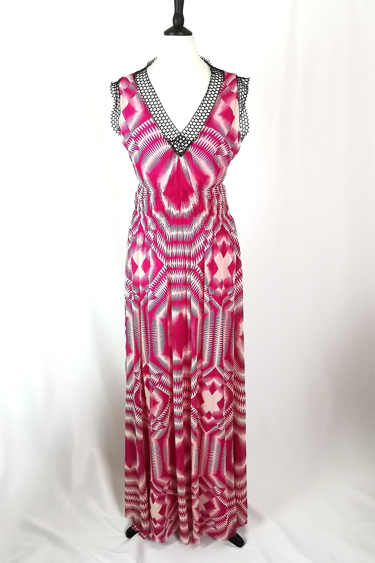 Vintage Jean Paul Gaultier Soleil maxi dress, tie dye
