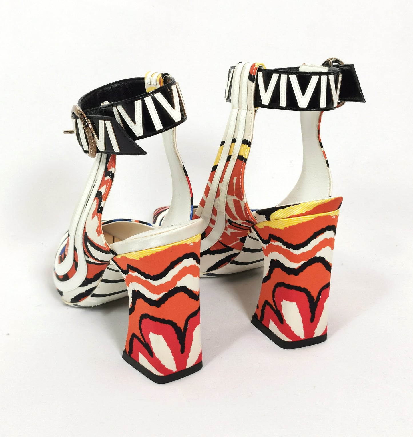 Louis Vuitton psychedelic shoes, Heels, Floral graffiti, Ankle Strap