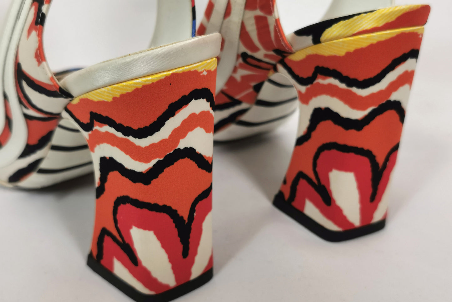 Louis Vuitton psychedelic shoes, Heels, Floral graffiti, Ankle Strap