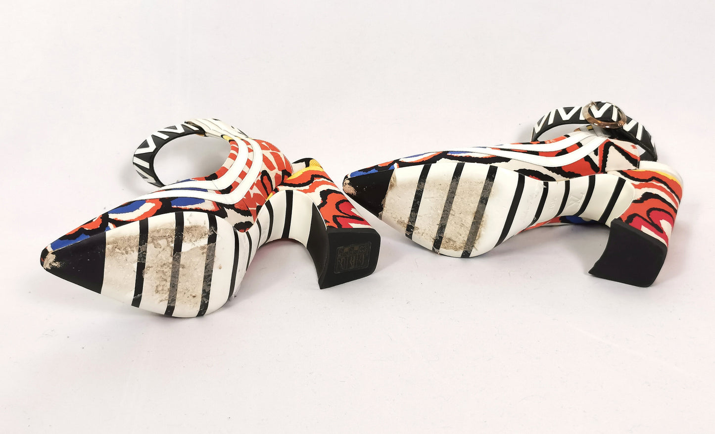 Louis Vuitton psychedelic shoes, Heels, Floral graffiti, Ankle Strap