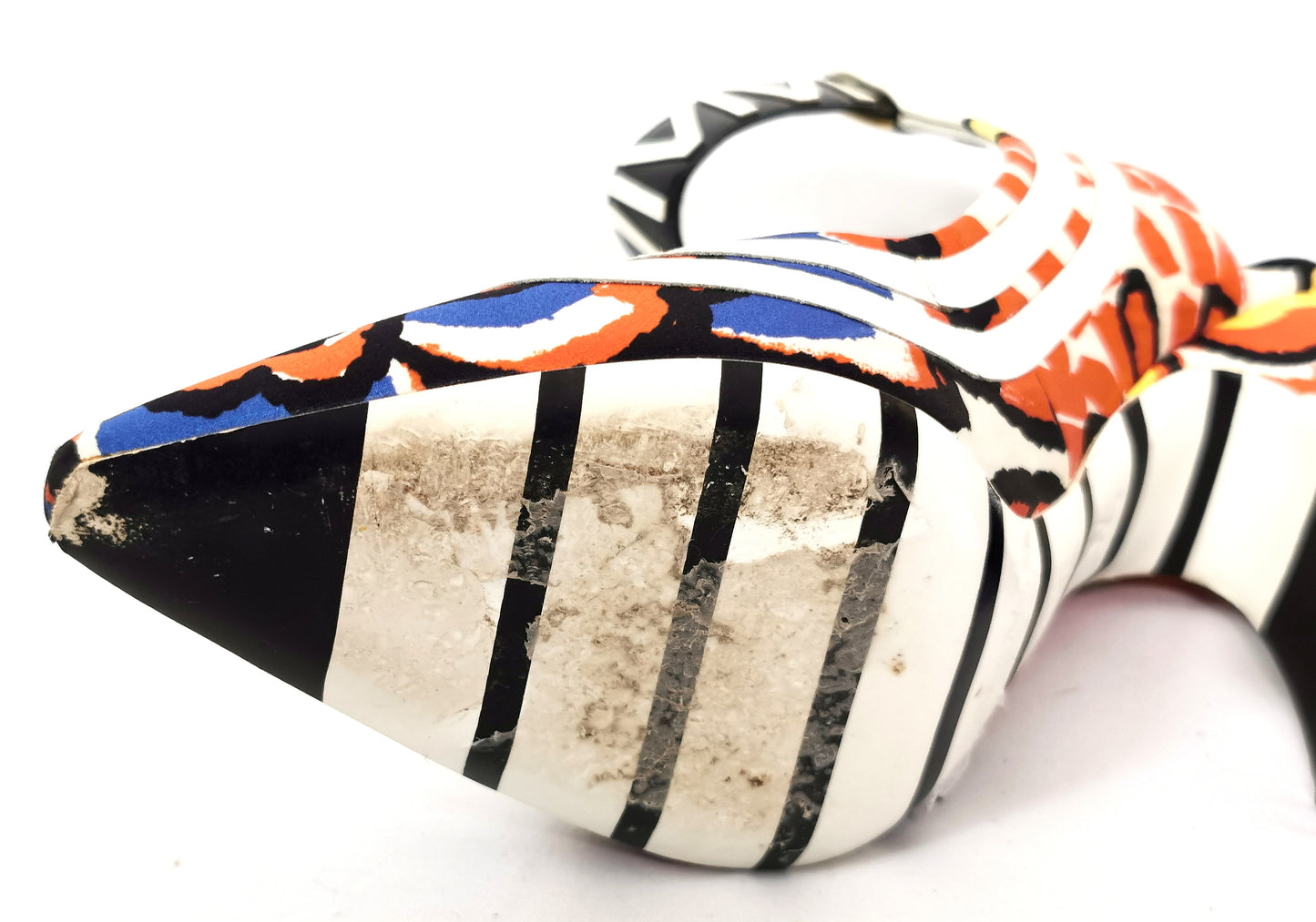 Louis Vuitton psychedelic shoes, Heels, Floral graffiti, Ankle Strap