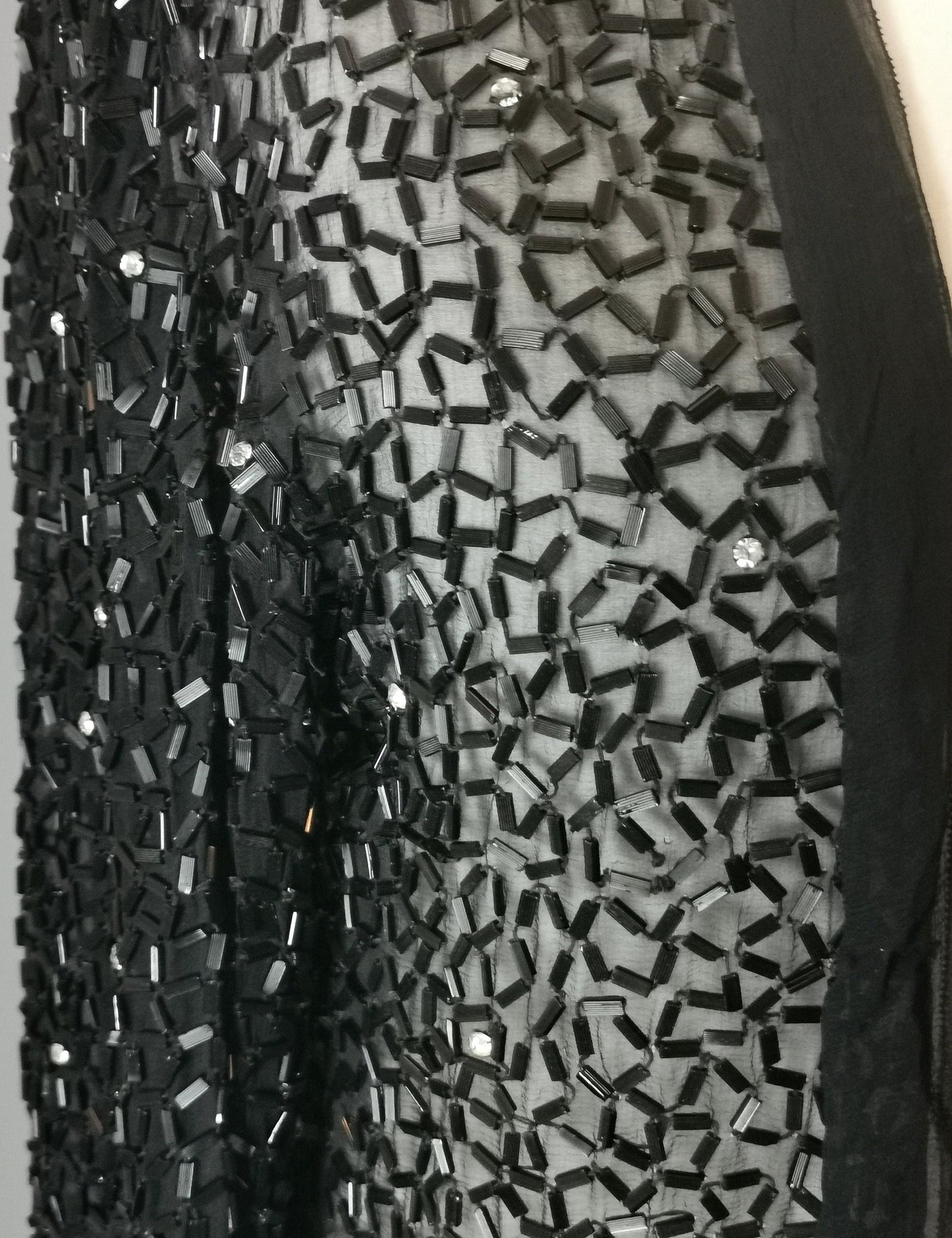 Vintage Art Deco beaded chiffon jacket
