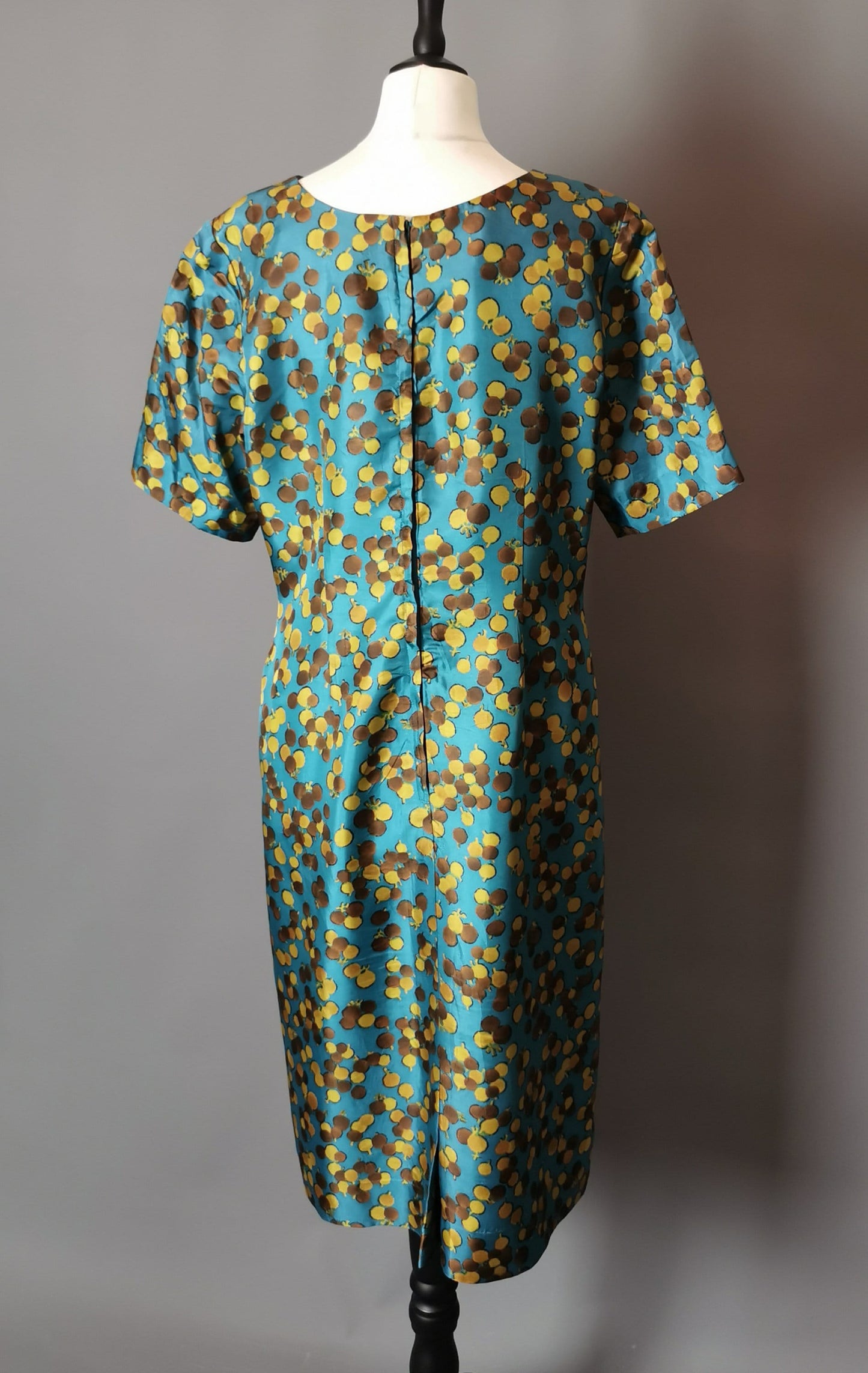 Vintage 1960s two piece dress, duster coat, Dortona
