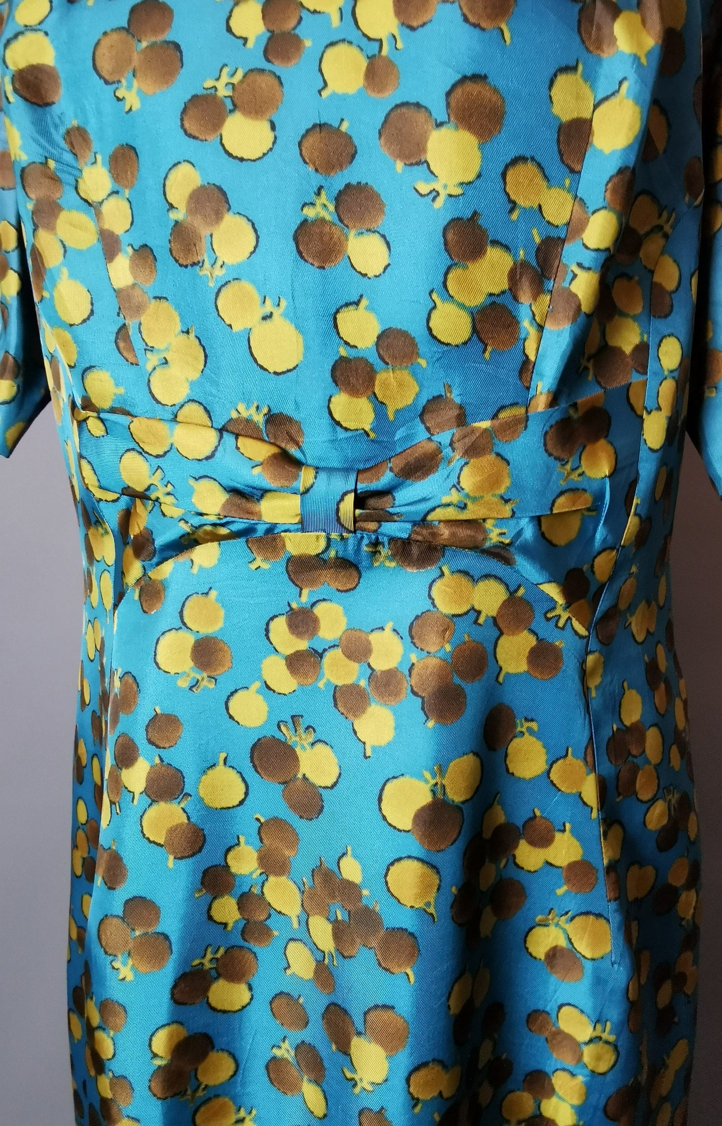 Vintage 1960s two piece dress, duster coat, Dortona