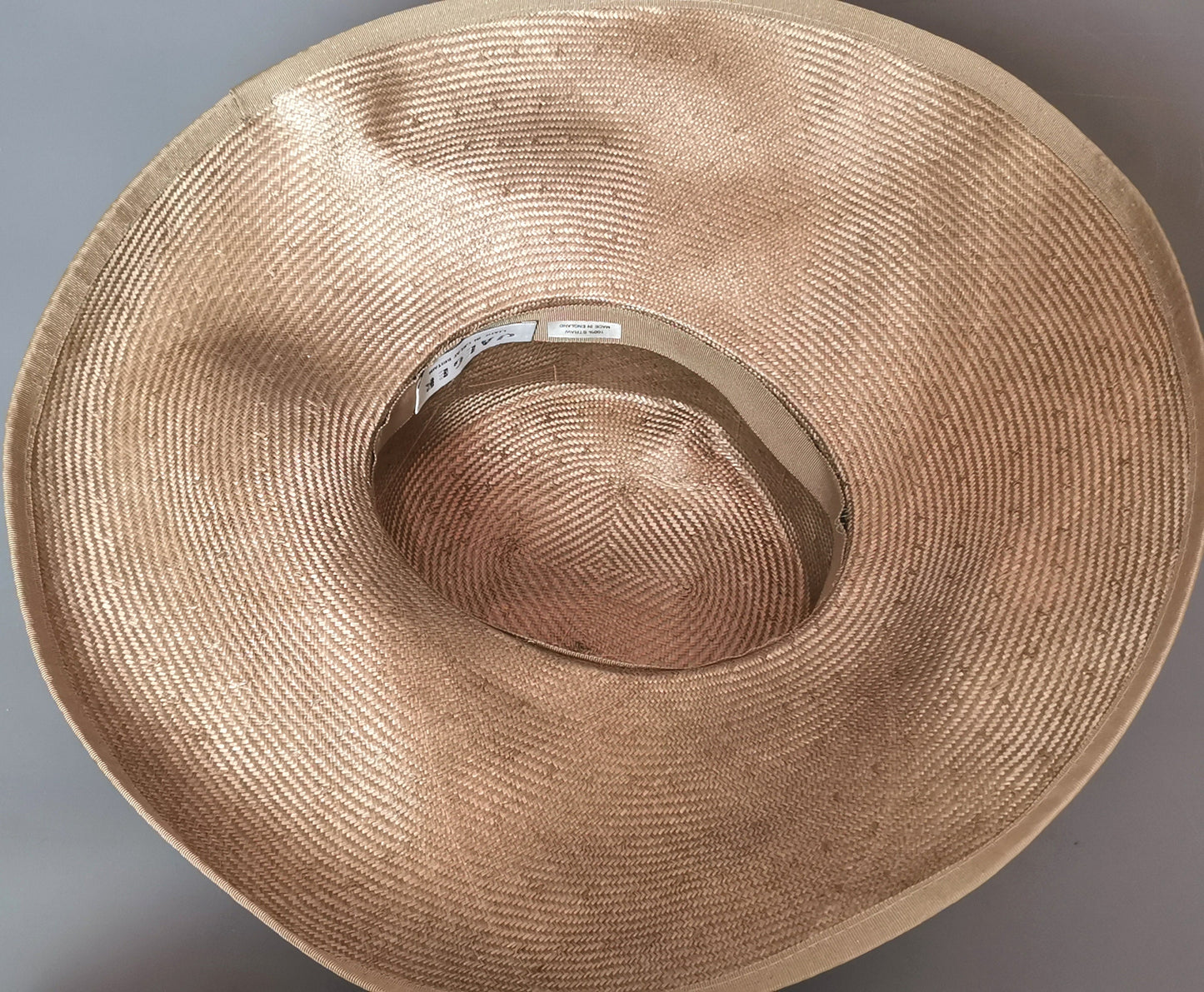 Vintage Jaeger sun hat, floppy, wide brim, bow back