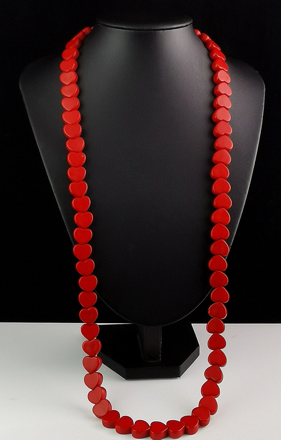 Vintage plastic hot sale bead necklace