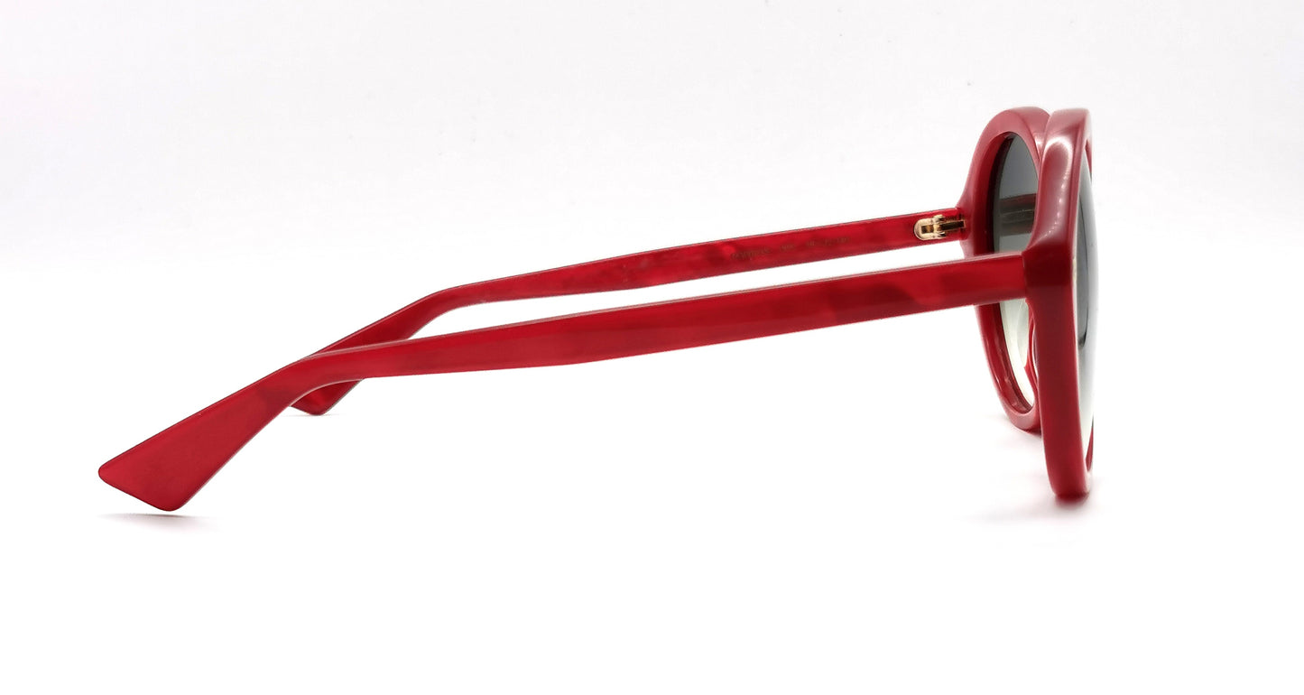 Gucci Oversized Sunglasses, Red marble frame, Gold Bee