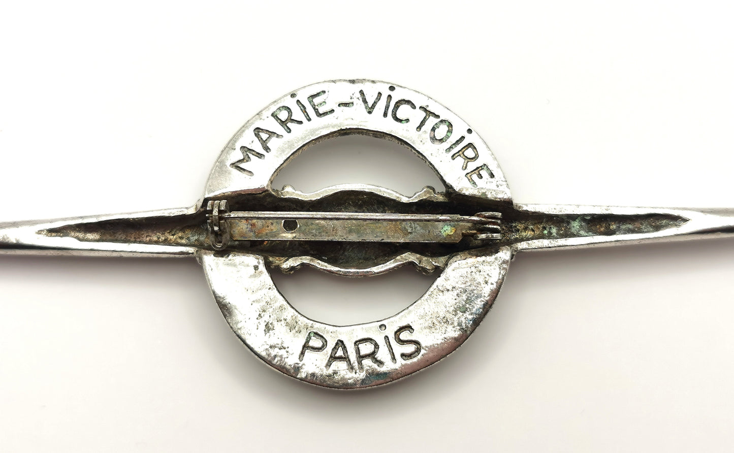 Vintage French Avant Garde designer brooch, Marie Victoire