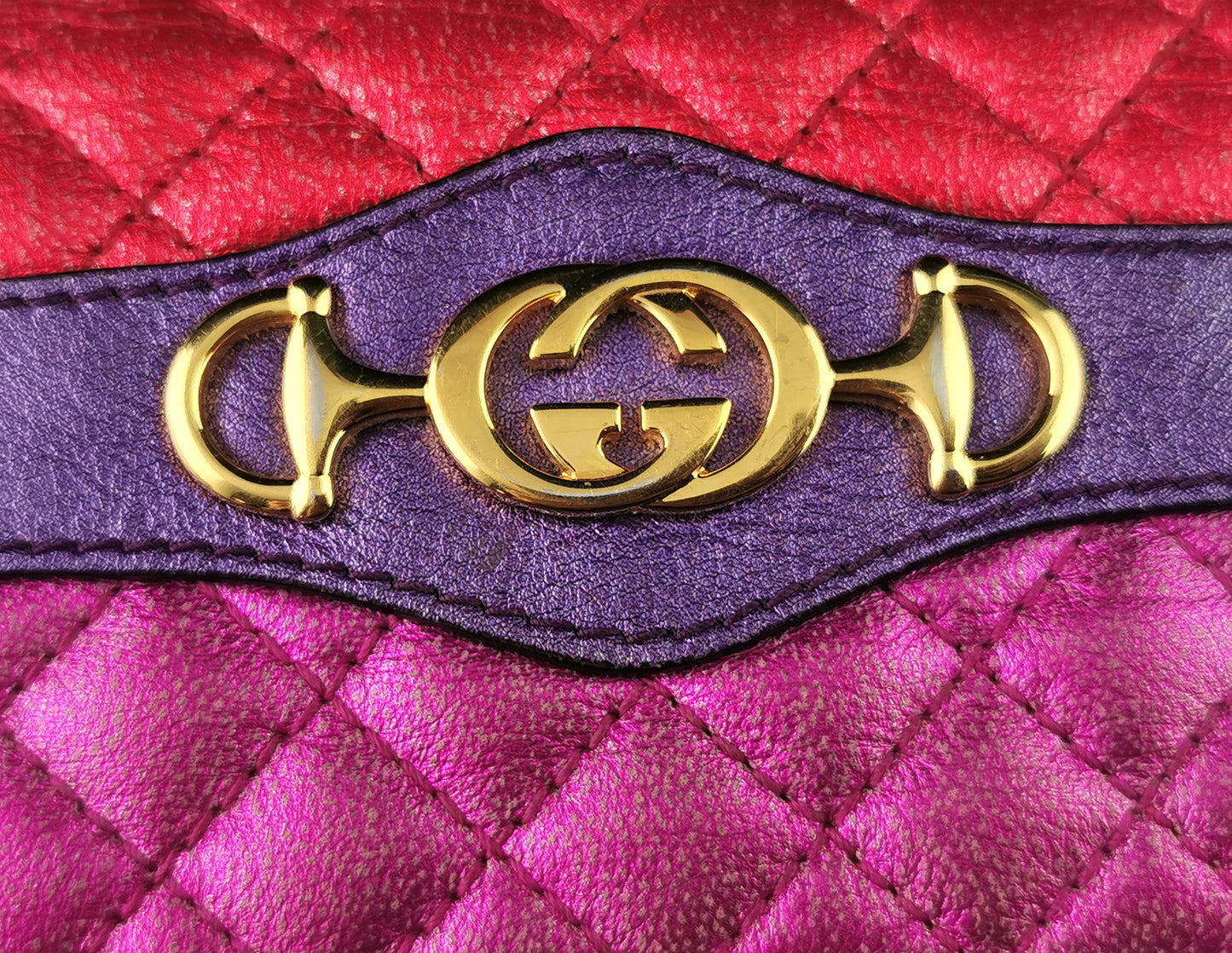 Gucci Zumi Trapuntata Card Case Wallet, multicoloured leather, boxed