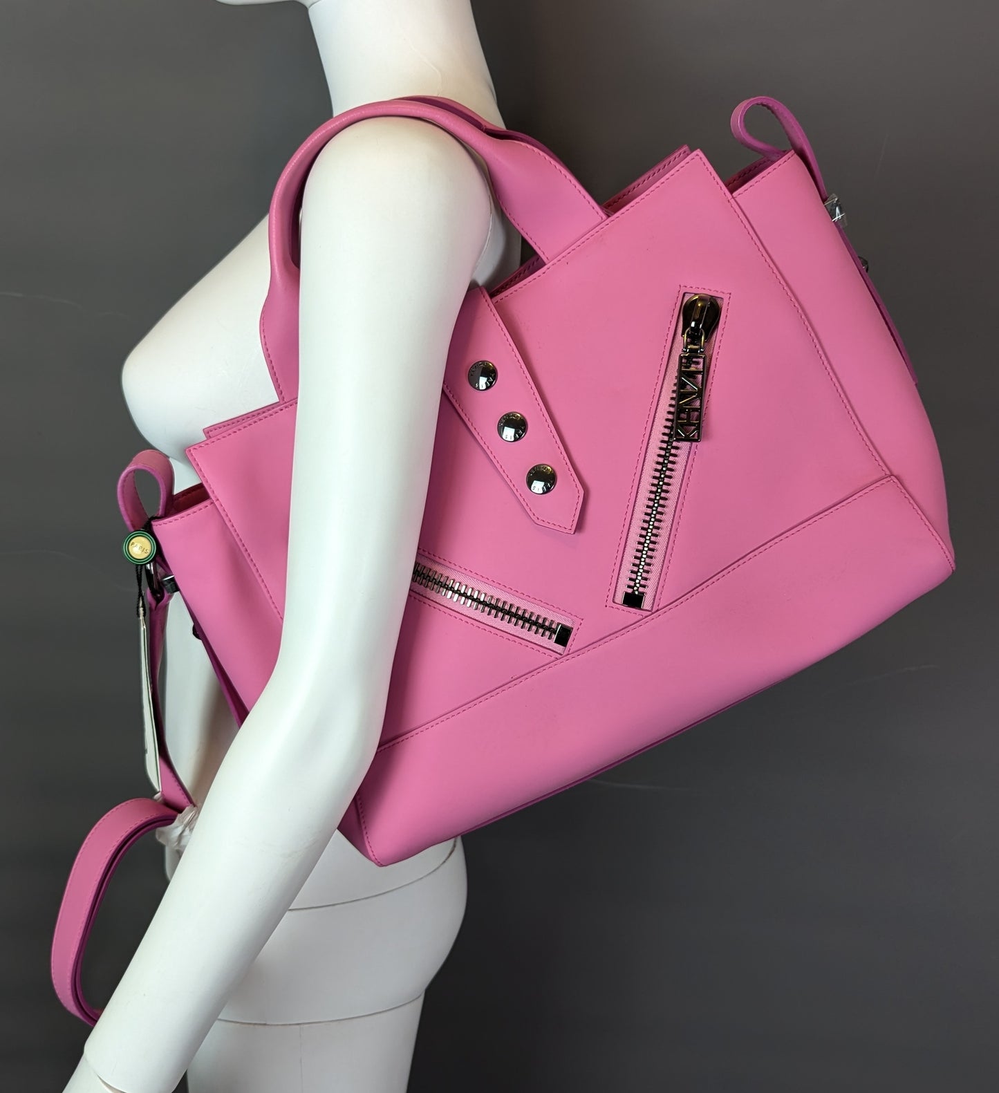 Kenzo Bubblegum pink Kalifornia tote bag, handbag, NWT