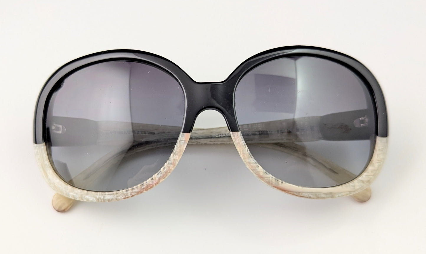 Vintage Chanel Sunglasses, Bi colour frames, Cased