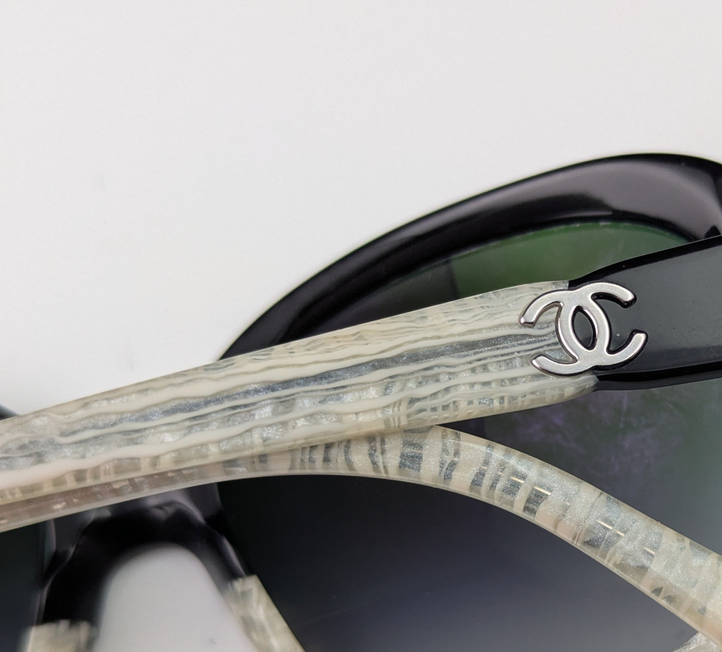 Vintage Chanel Sunglasses, Bi colour frames, Cased