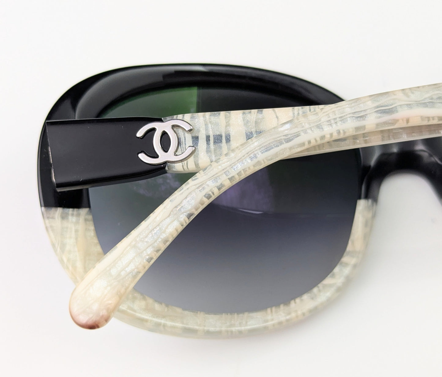 Vintage Chanel Sunglasses, Bi colour frames, Cased