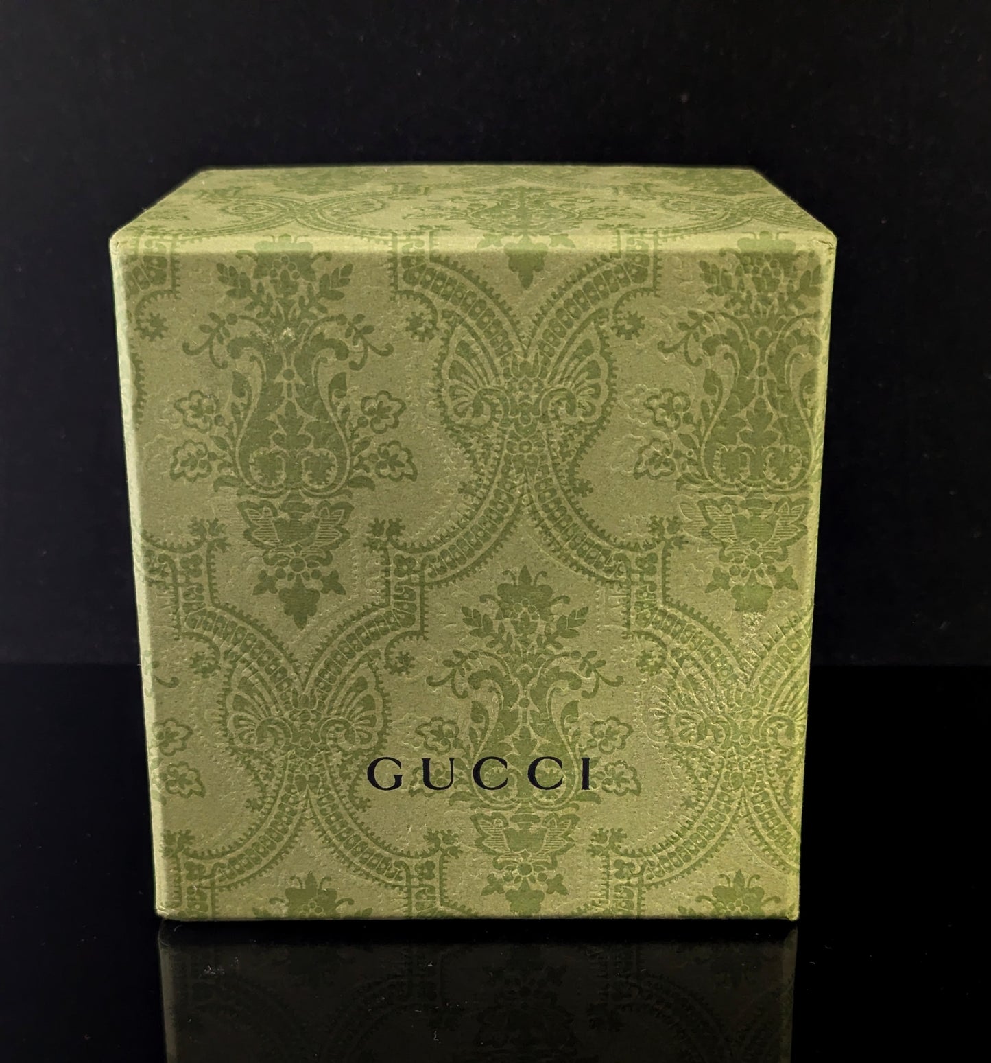 Vintage Gucci G frame wristwatch, gold plated, boxed