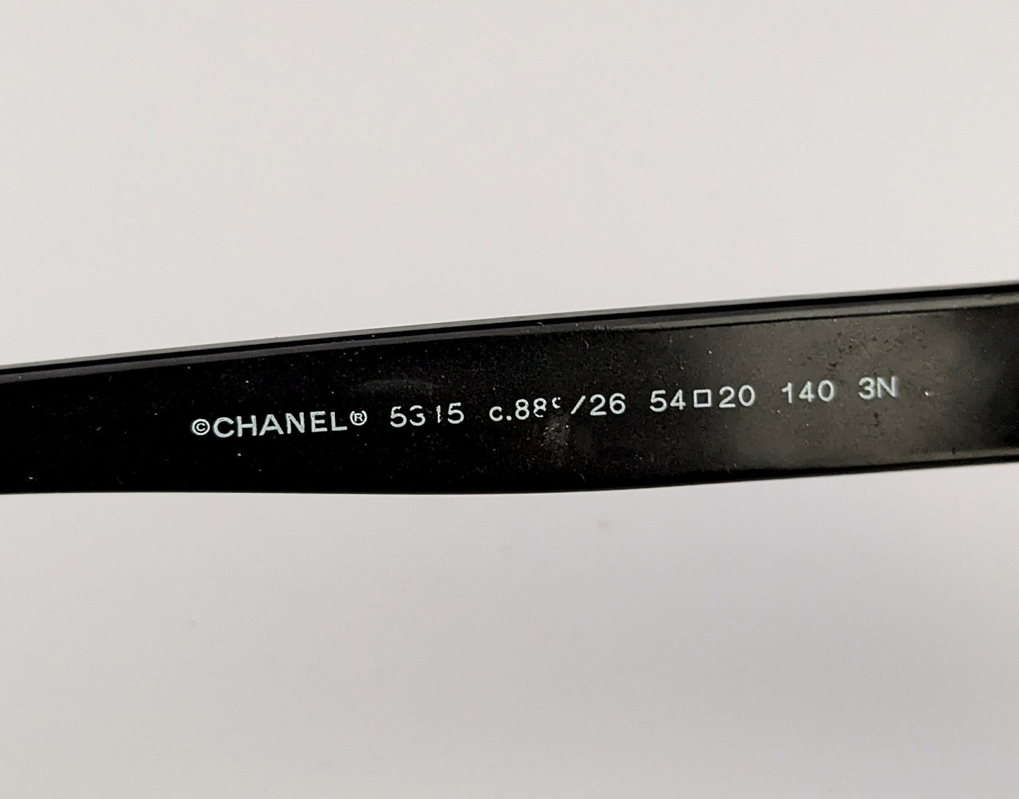 Chanel oversized sunglasses, black, cased