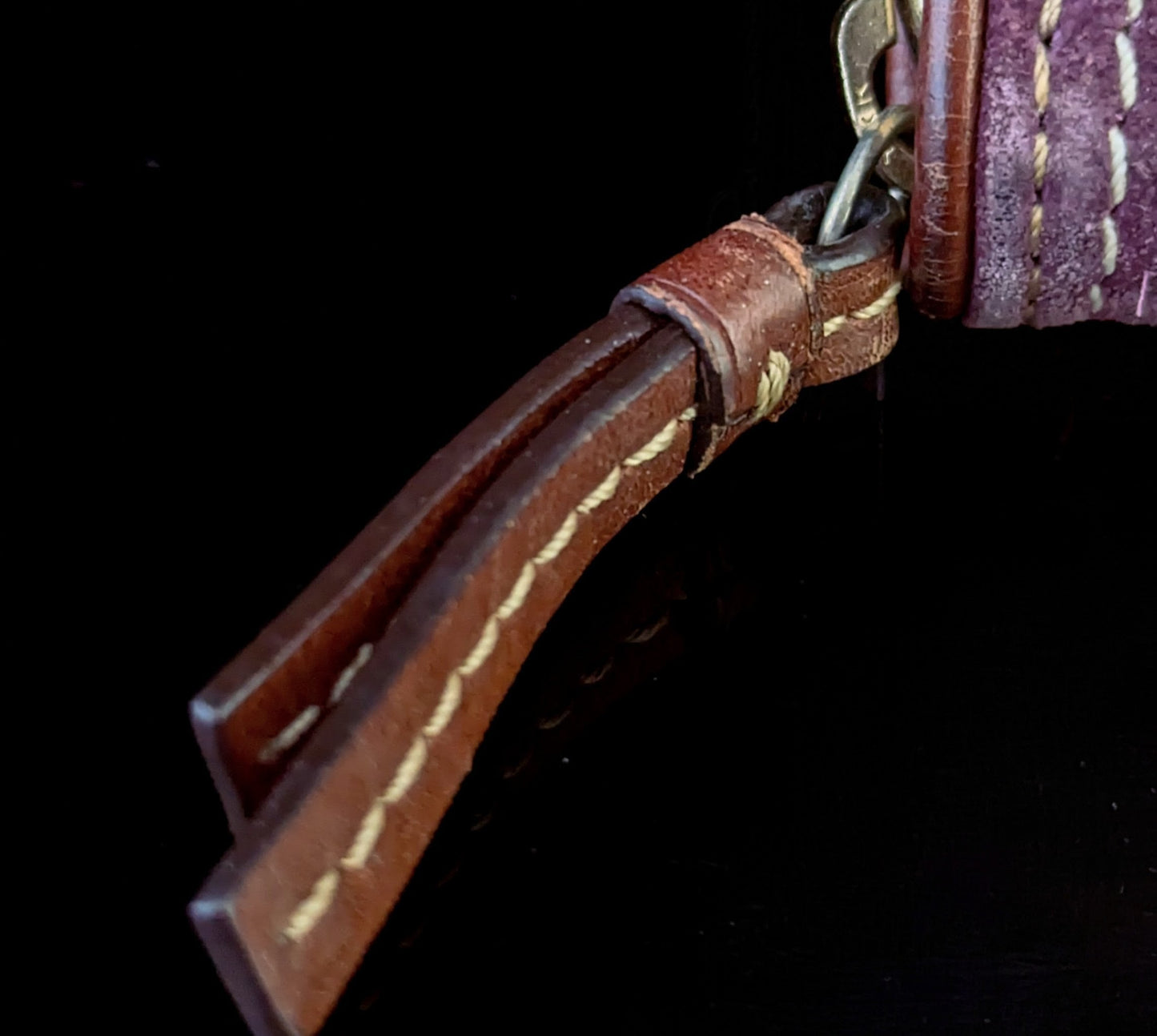 Vintage Coach patchwork leather and suede purse or wallet