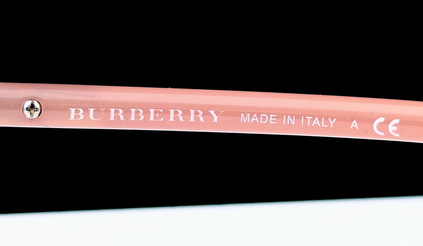 Vintage Burberry sunglasses, Dusky pink, cased