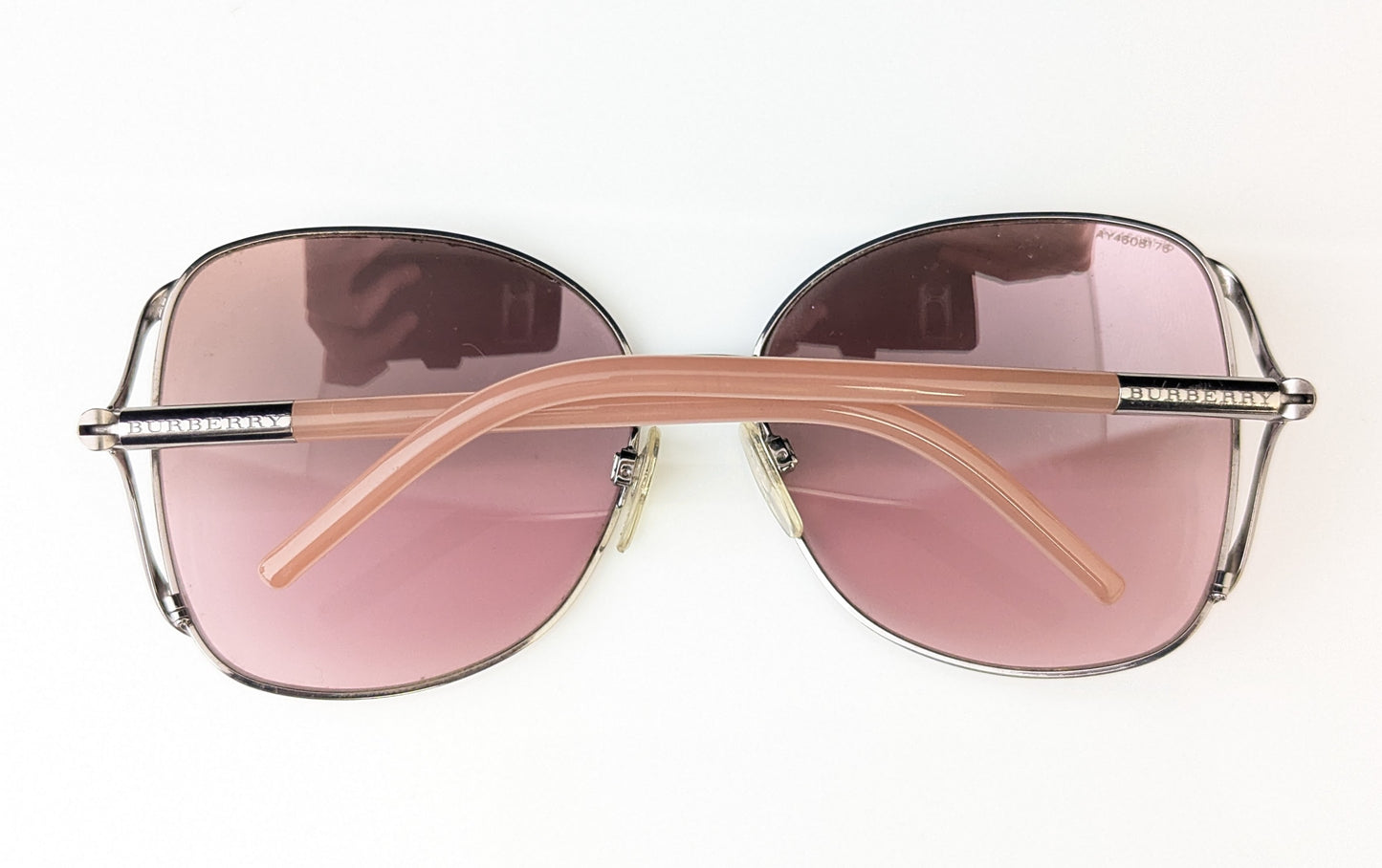 Vintage Burberry sunglasses, Dusky pink, cased
