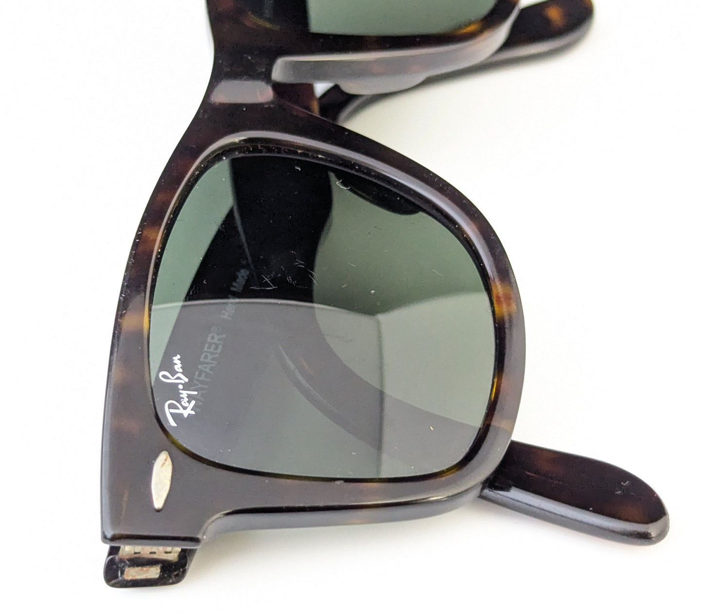 Vintage Ray-Ban Wayfarer sunglasses, cased