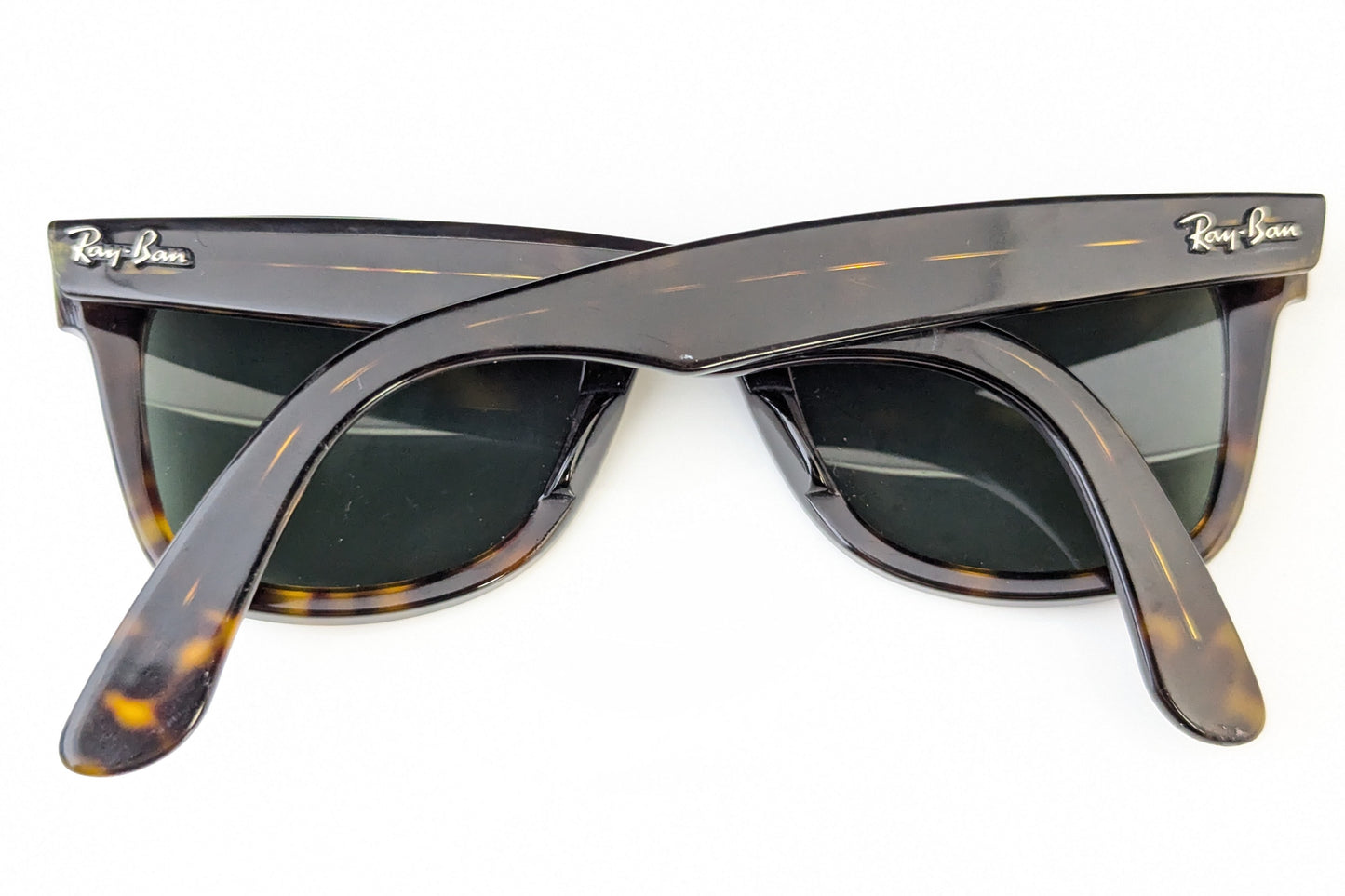 Vintage Ray-Ban Wayfarer sunglasses, cased