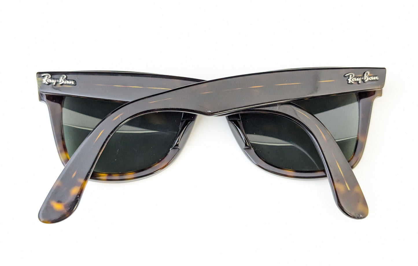 Vintage Ray-Ban Wayfarer sunglasses, cased