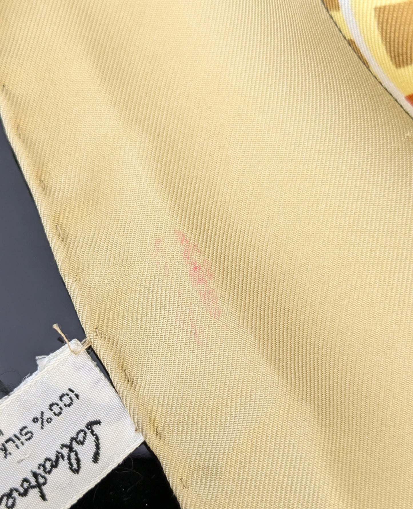 Vintage silk scarf, cheetah print, Salvatore Ferragamo