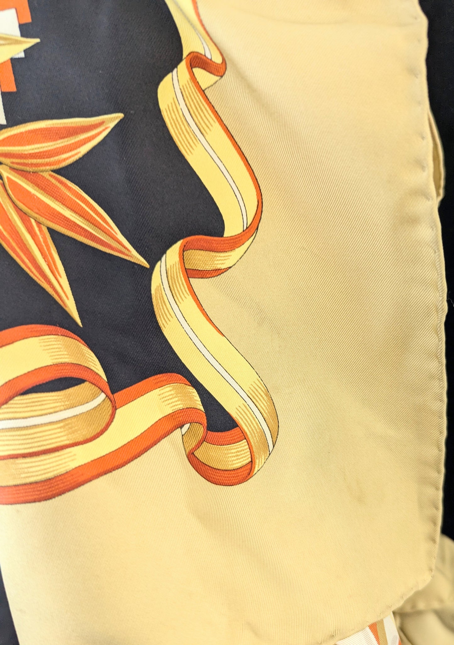Vintage silk scarf, cheetah print, Salvatore Ferragamo