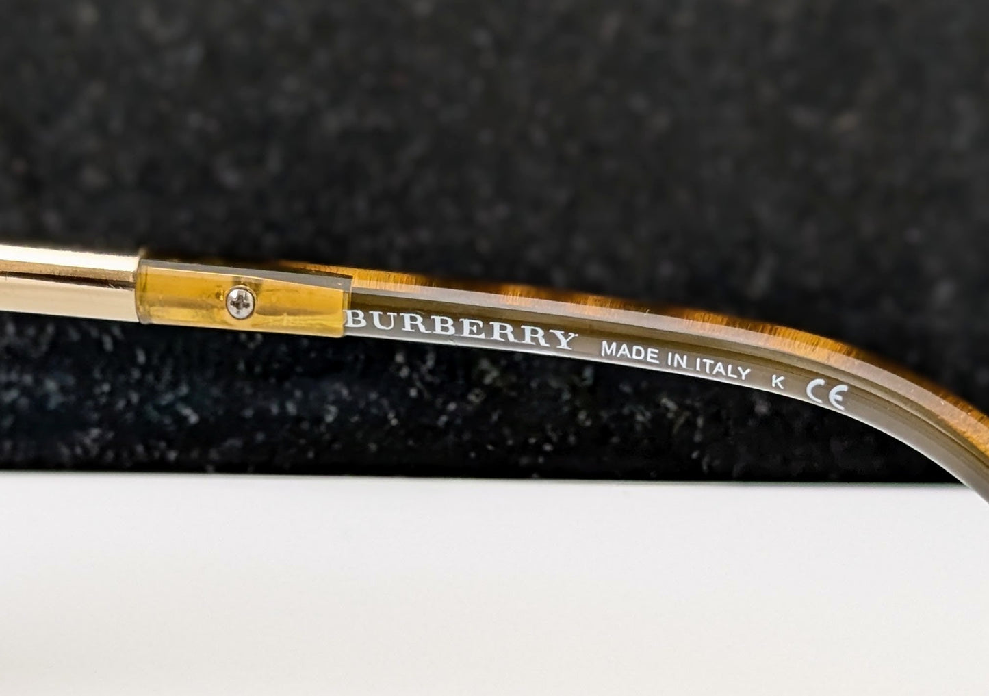 Burberry oversized sunglasses, Faux tortoiseshell and gold tone