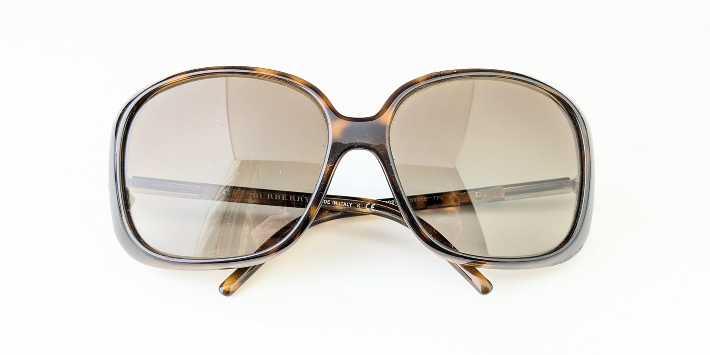 Burberry oversized sunglasses, Faux tortoiseshell and gold tone