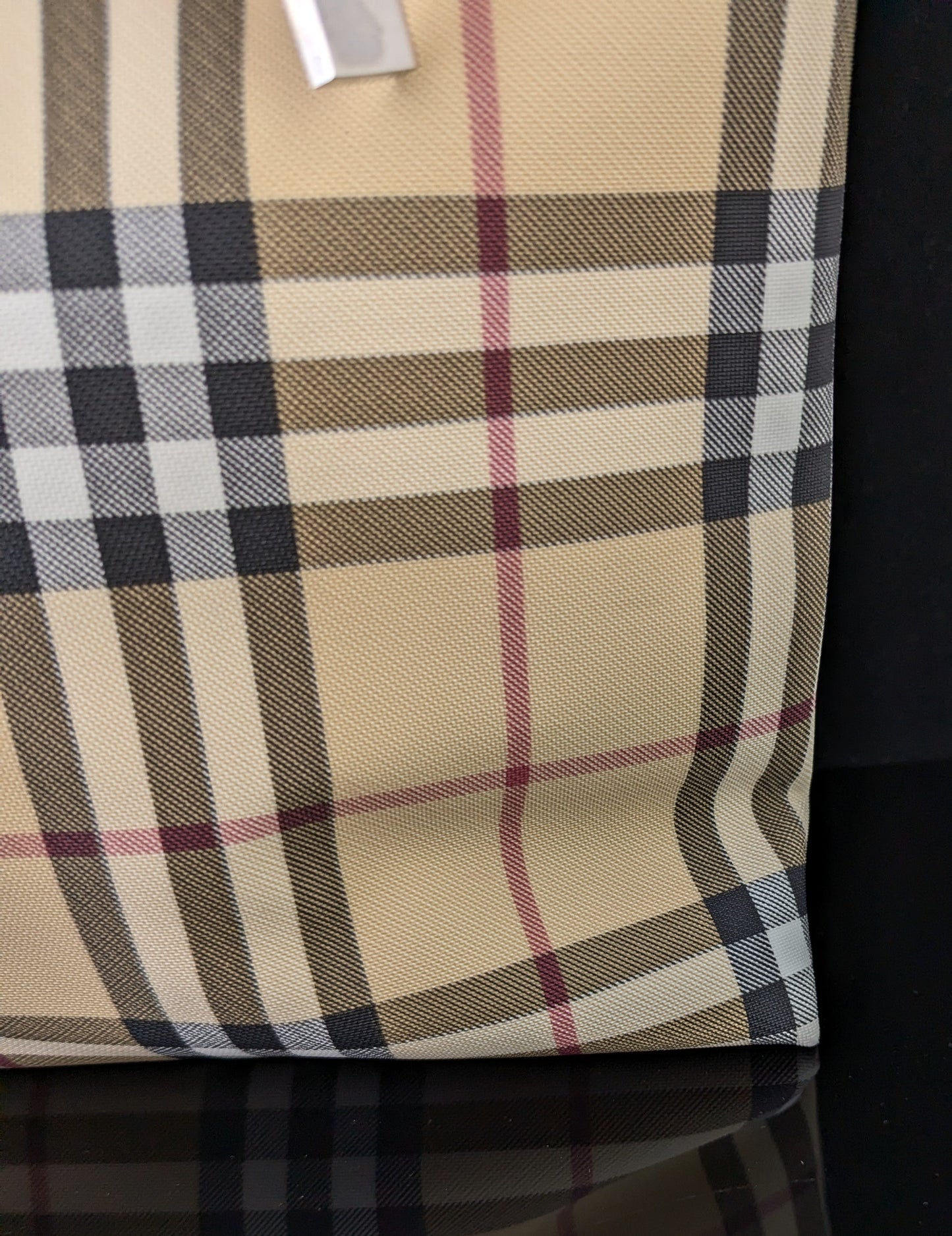 Vintage Burberry Nova check top handle tote bag, Handbag